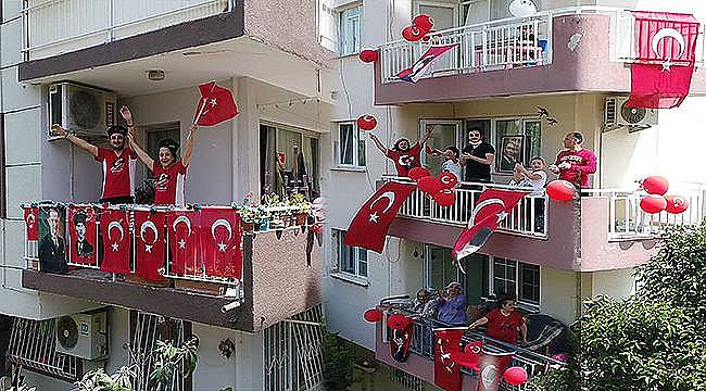 19 Mayıs'ı 'Apartman Festivali' ile kutladılar! 