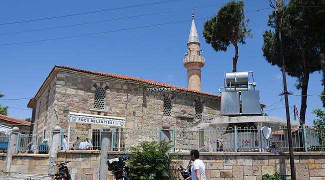 565 yıllık Foça Fatih Camii ibadete açıldı! 