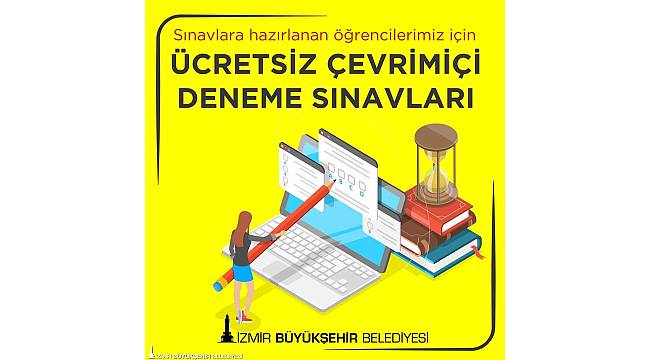 Büyükşehir'den öğrencilere online deneme sınavları 