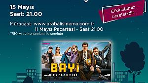 Korona günlerinde arabalı sinema keyfi