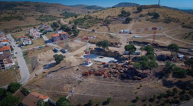 Bergama'da TOKİ konutları inşaatı başladı