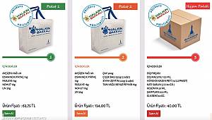 "Biz Varız" hijyen paketleri Halkın Bakkalı'nda