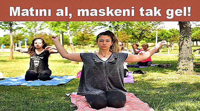 Bornova'da yoga zamanı! 