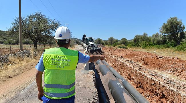 İZSU Çeşme'nin altyapısını yeniliyor  