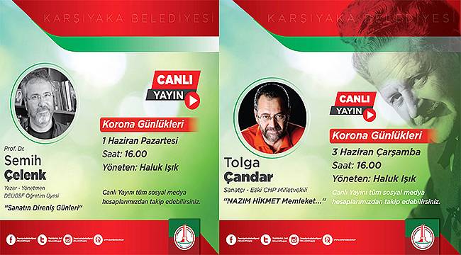 "Korona Günlükleri" Semih Çelenk ve Tolga Çandar'ı ağırlıyor 