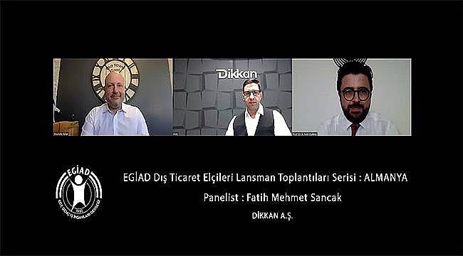 Koronanın sekteye uğrattığı ihracatı EGİAD Dış Ticaret Elçileri harekete geçirecek 