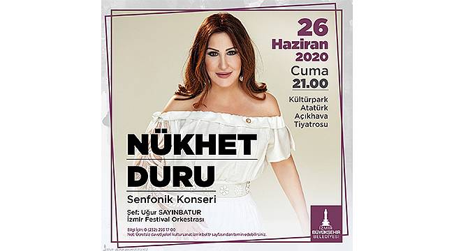 Nükhet Duru İzmir'de konser verecek  