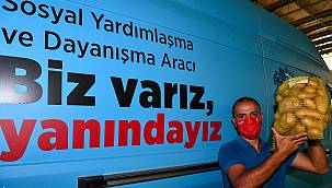 İzmir'de üreticiye destek sürüyor: 100 ton patates alındı 