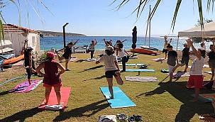 Karaburun'da denize nazır pilates 