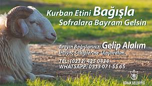 Konak Belediyesi'nden 'askıda kurban' kampanyası 