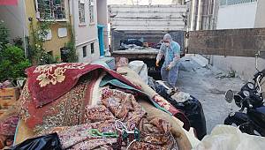  Konak'ta çöp eve geçit yok 