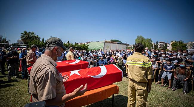 Orman şehitlerine hüzünlü veda 