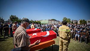 Orman şehitlerine hüzünlü veda 