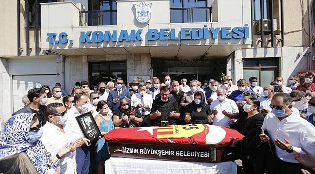 Aksan'a Konak Belediyesi'nde son veda 