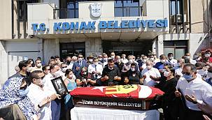 Aksan'a Konak Belediyesi'nde son veda