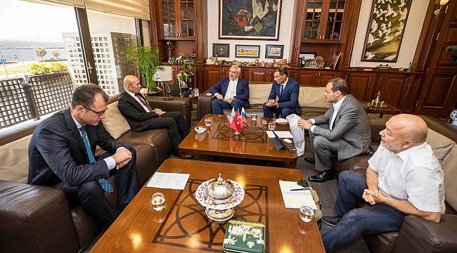 Başkan Soyer, Rusya-Türkiye İş Konseyi heyetini ağırladı
