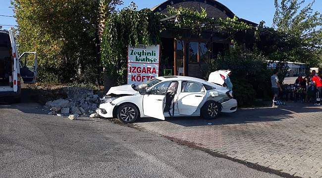 Gerenköy kavşağında yine kaza!