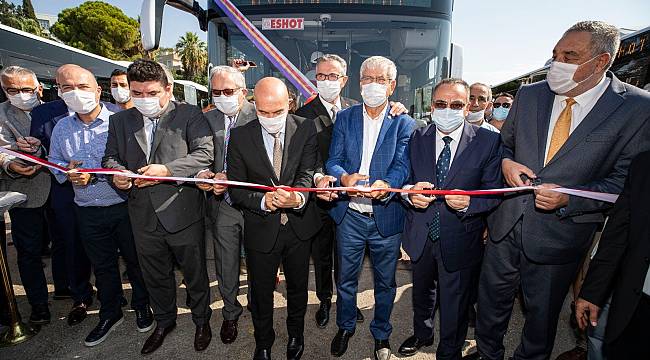 İzmir'de 52 yeni otobüs daha hizmete girdi 