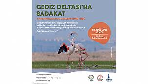 İzmir'de Gediz Deltası'na Sadakat Yürüyüşü 