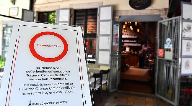 İzmir haritası turuncuya bürünüyor 