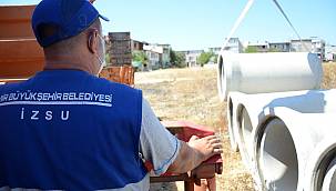 İZSU, Yobaz Deresi için iş başında 