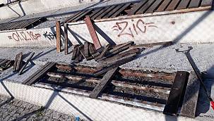 Ömer Bozkurt Parkı bir ay içerisinde üç kez tahrip edildi 