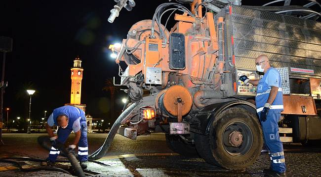 Tarihi çarşıda gece mesaisi 