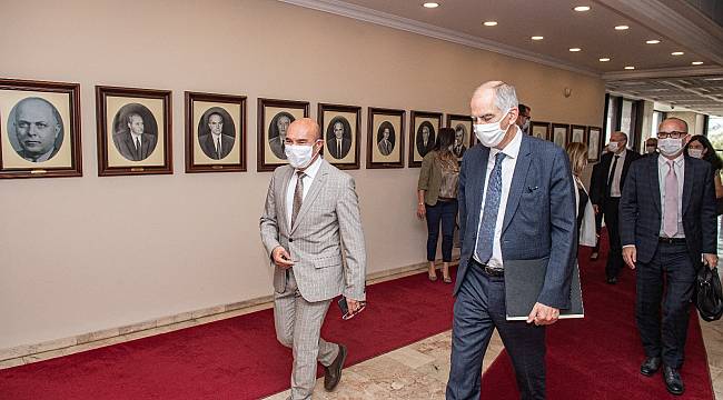 Başkan Soyer, Fransa'nın Ankara Büyükelçi ile buluştu: Kentler arası işbirliği gündemde!
