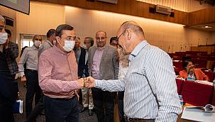 Başkan Soyer ilçe belediye başkanları ile toplantılara başladı 