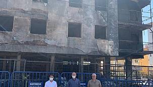 Büyükşehir Belediyesi'nden yangınzedelere yardım 