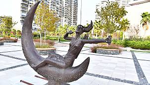 Heykel Çalıştayı'nda üretilen eserler artık Halk Park'ı süslüyor 