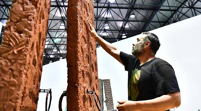 Mübadele Heykeli'nin yapımına başlandı 