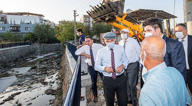 Başkan Soyer Acil çözüm ekipleriyle sahada 