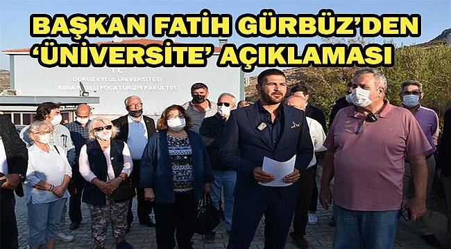 Foça Belediyesi'nden üniversite açıklaması 