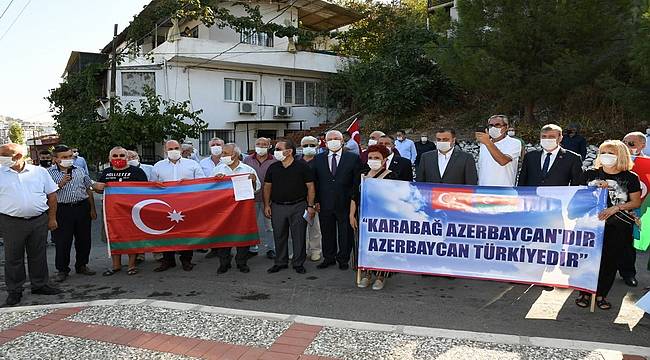 Karabağlar'dan Azerbaycan'a destek 