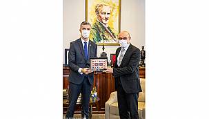 Kosova'nın Ankara Büyükelçisi Dugolli'den Başkan Soyer'e ziyaret  