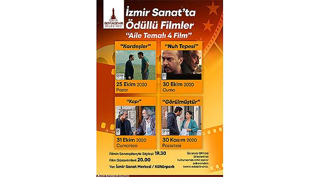 Ödüllü filmler İzmir Sanat'ta gösterime giriyor 