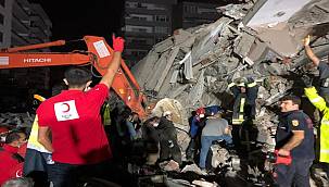 Türk Kızılay'dan İzmir depremi açıklaması: "56 bin kişilik beslenme kapasitesiyle İzmir'deyiz" 