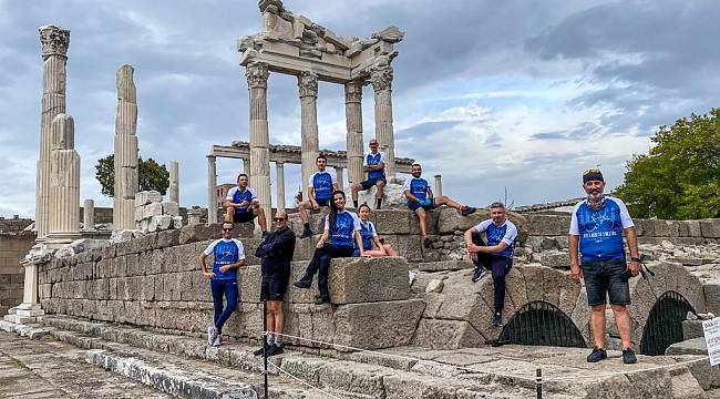 UNESCO Dünya Mirası Yolunda Bergama için pedal bastılar 