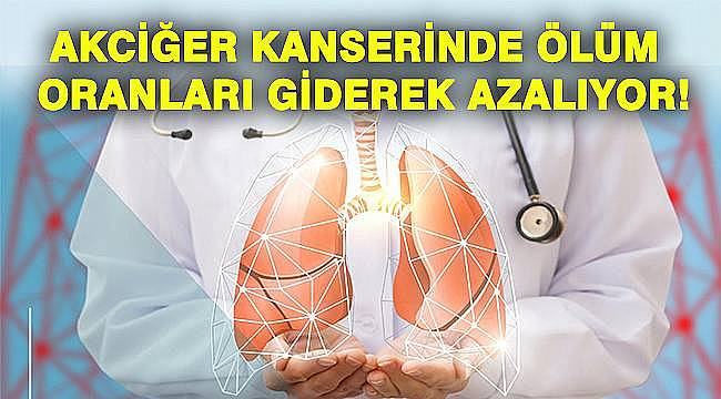 Akciğer kanserinde ölüm oranları giderek azalıyor 