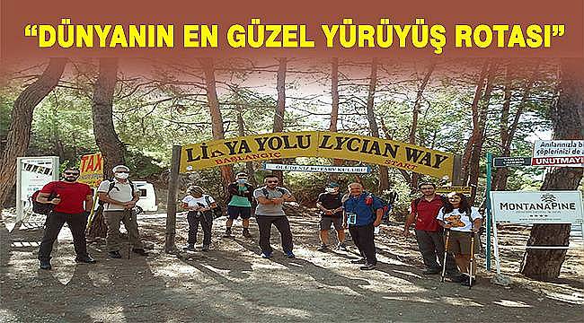 Dünyanın en güzel yürüyüş rotası: 'Likya Yürüyüş Yolu' 