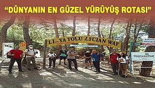 Dünyanın en güzel yürüyüş rotası: 'Likya Yürüyüş Yolu' 