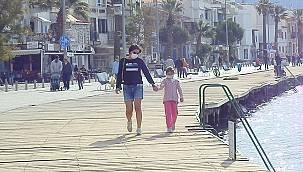 Foça'da Kasım Ortasında Pastırma Yazı 