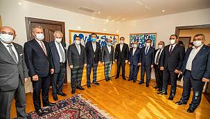 Hisarcıklıoğlu'ndan Başkan Soyer'e ziyaret 