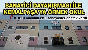 Sanayici dayanışması ile Kemalpaşa'ya örnek okul