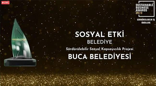 Sürdürülebilirlik Oscar'ı Buca Belediyesi'ne  