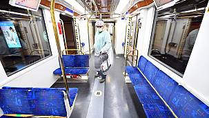 Toplu ulaşımda gün boyu dezenfeksiyon 