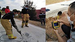 İzmir İtfaiyesi'nden termal kameralı kurtarma operasyonu 