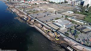 Mavişehir'deki kıyı projesi sürüyor 