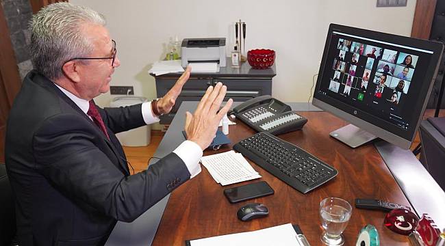 Rektör Budak, özel çocuklarla online etkinlikte bir araya geldi